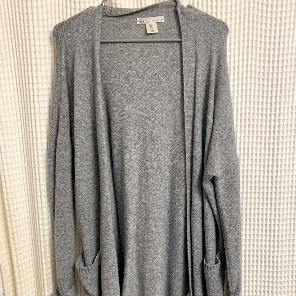kaisely fuzzy cardigan